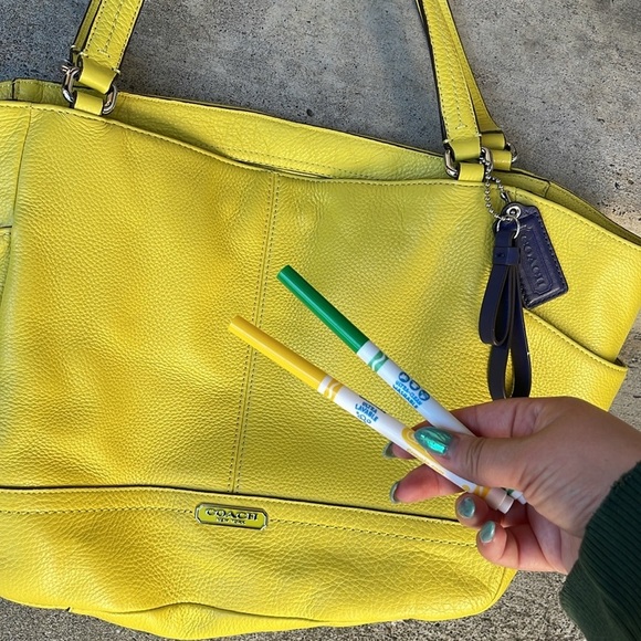 COACH - leather park Carrie tote- F23284-NWT - Picture 13 of 14